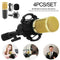 BM-800 Condenser Microphone Professional Broadcasting Studio Recording Mic Kit b