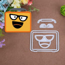 5pcs Metal Suitcase Embossing Cutting Dies Stencils DIY Scrapbooking Decor