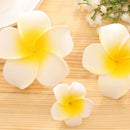 3 Pcs Hawaiian Plumeria Flower Headpiece Hairpin Barrette Hair Clip Accesso
