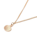 Alloy Shell Choker Collar Seashell Pendant Choker Necklace For Women Girls  J8M5