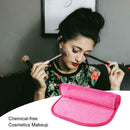 Chemical-free Cosmetics Makeup Remover Face Cloths Soft Clean Towel (Rose)