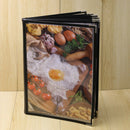 Transparent Restaurant Menu Covers for A4 Size Book Style Cafe Bar 8 Pages