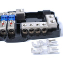 Multi-functional LED Car Audio Stereo ANL Fuse Holder Distribution 0/4ga 4  R3Y9
