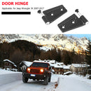 1 Pair Aluminum Alloy Replacement Door Hinge for Jeep Wrangler JK 2007-2017