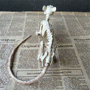 Skeleton Rat Plastic Animal Skeleton Bones for Horror Halloween Decor LJ