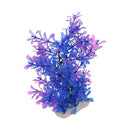 1 x Art Plant 15-20 CM Aquarium Decoration Water Plant purple + blue Y2G6