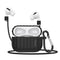 For AirPods Pro HOCO WB20 Liquid Silicone Earphones Shockproof Protective Case