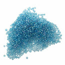 1200Pcs 2mm blue Round Czech Glass Seed Spacer Loose Beads Jewelry DIY Maki