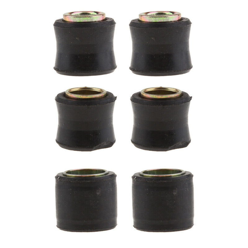 6x Motor Shock Absorber Rear Bush 12/10/14mm for Motorbike Replacing Parts
