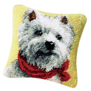 DIY Latch Hook Rug Kit for Children Learn Latch Hooking Tie Dog Pillowcase