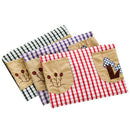 Classical Embroidery Apron Plaid Women Bowknot Kitchen Chef Apron Dress Wit X7T6