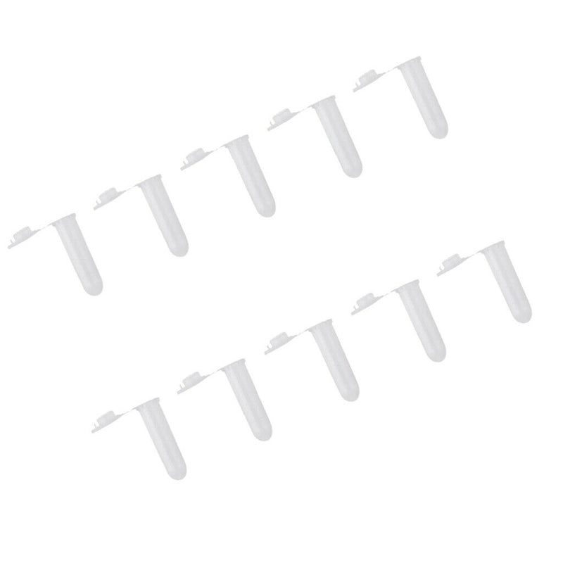 Premium Plastic Graduated Microcentrifuge Tube with Snap Cap, 2ml Capacity (Pack