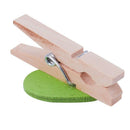 Mini Love Heart Shape Wooden Clips Message Photo Holder Album Card Paper Pe W9V8