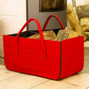Felt Purse, Felt Storage Bag Large Capacity Casual Shopping Bag - Red K5G8