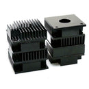 40 X 40 X11mm Aluminum Radiating Black Fin  Sink FOR Makerbot Mk7 MK8