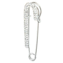 Crystal Large Safety Pin Rhinestone Brooches Suit Sweater Scarves Scarf Pins