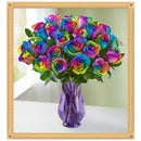 5D DIY Full Drill Diamond Painting Cross Stitch Embroidery Kit (Vase-k509)