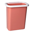 Kitchen Waste Bin Cabinet Door Hanging Trash Garbage Rubbish Container Pink_L