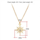 Female Rhinestone Star Pendant Necklace Alloy Collar Choker Streetwear Jewelry