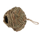 2Pcs Handwoven Straw Bird Lounge Nest Birdhouse Box for Hatching Breeding Garden