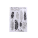 Transparent Silicone Clear Stamp Cling Seal Scrapbook Embossing Album Decor M&E