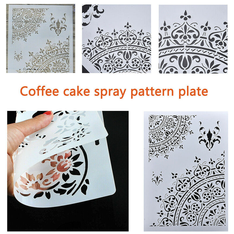 1*DIY Craft Mandala Stencils Template For Walls Painting Scrapbooking Stamping//