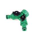 Quick Coupling Drip Irrigation System Adapter 2-way Valve Connector G3 / 4 "