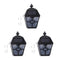 3 Pcs Solar Powered Outdoor Garden Fence Wall Light LED Outdoor Garden Lamp