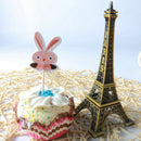 24pcs safari animal cake toppers cupcake decor kids birthday home party suppl â„–[