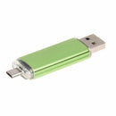 Memory 16GB USB drive OTG + mini USB Flash Drive for Notebook Green P7Z1