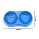 Pet Bowls for Cats Double Bowl Durable Pet Bowl for Kittens Non-Toxic Cat B T7Q4
