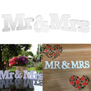 Wedding Sign Mr & Mrs Letters White Wooden Letters Birthday Party DecorationsHot