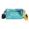Women Clear Transparent PVC Jelly Printed Crossbody Shoulder Bags (Blue) A#S