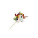 24X Unicorn Cupcake Toppers Picks Kids Birthday Party Baby Shower Party Decor  L