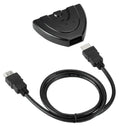 Brand New 3 Port HDMI Splitter 1080P HD TV Adapter Cable 3 IN 1 Out New