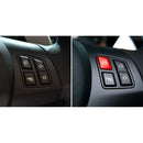 For BMW E90 M3 Engine Start + Steering Wheel M Button Replace Cover (Red) A