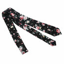 Classic Wedding Gifts Floral Print For Men Suit Neck Tie Cravat Cotton 1