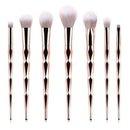 7pcs Women Make Up Beauty Tool Anti-slip Handle Blush Eyeshadow Brush Cosmetic