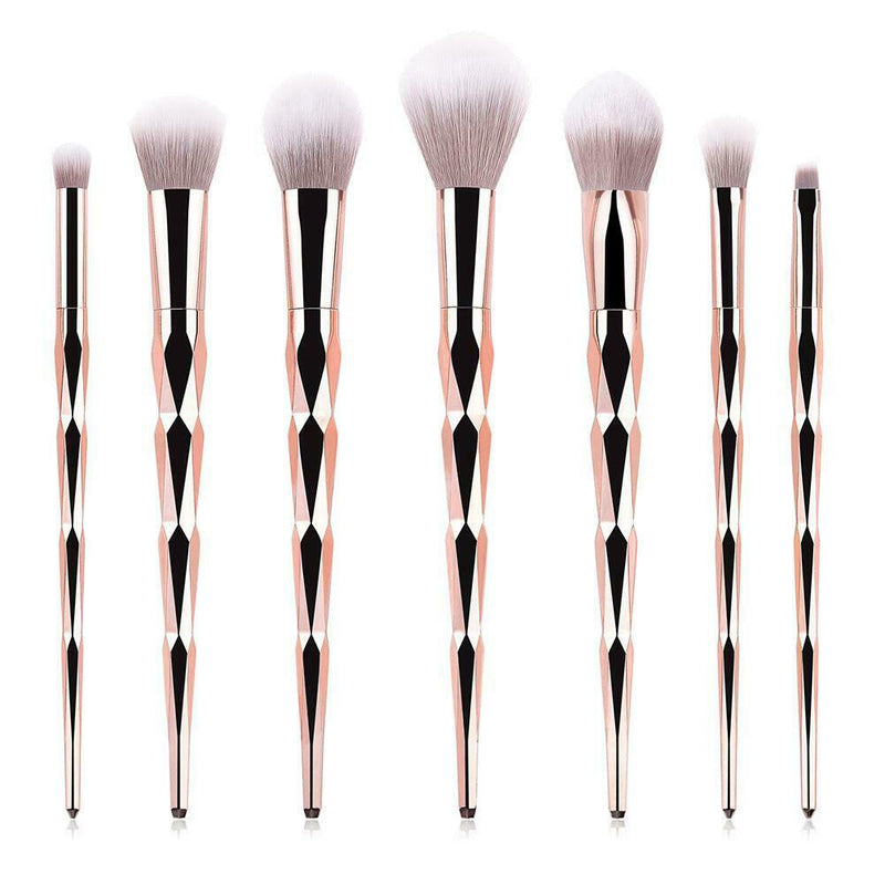 7pcs Women Make Up Beauty Tool Anti-slip Handle Blush Eyeshadow Brush Cosmetic