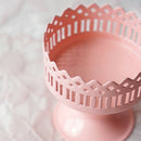 Sweetgo Pink Mini Cupcake Stand Metal Single One Candle Holder Table Decora