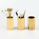 Nordic Style Stainless Steel Hydroponic Vase Desk Storage Cup Pen Holder