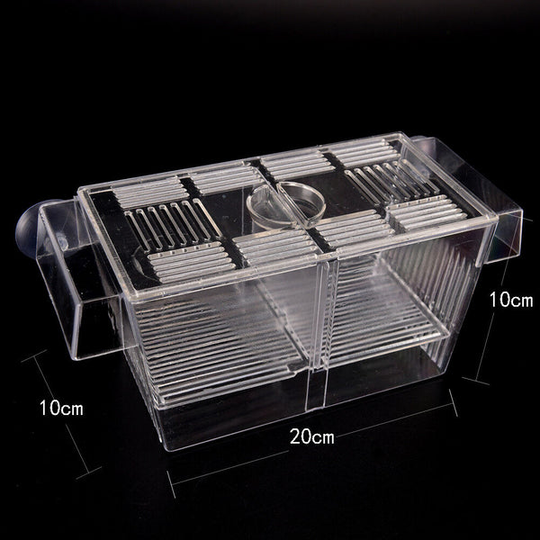 Fish Breeding Hatchery Young Fish Incubator Aquarium Breeder Isolation Box BX