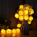 20LED Rose Wedding Garden Party Christmas Decoration String Light White