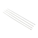 30 pcs stainless steel Big Eye Beading Needles Easy Thread 120x0.6mm Fine KQ FT
