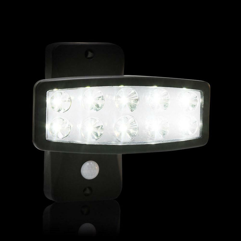 Waterproof 10 LED 3W 6V Solar Light Motion Sensor Outdoor Garden Yard Wall Lamp