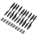 5 pair Carbon Nylon 10x4.5" 1045 1045R CW CCW Propeller Black for DJI F450