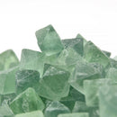 Natural Clear Blue Fluorite Crystal Point Octahedron Rough Specimens Lot