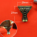 8pcs Jewelry Chest Gift Box Wood Case Decorative Feet Leg Corner Protector Guard