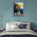 Lovers Printed Cross Stitch Kits 14CT Stamped Cotton Thread (RA338) A