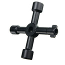 1Pcs Black Key Spanner Triangle Key Spanner In Multi-function Electrical Cabinet